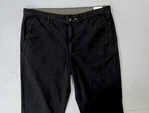 Rag & Bone Men's Fit 2 Flat Front Stretch Twill Chino Pants. Black, 40X28. EUC!